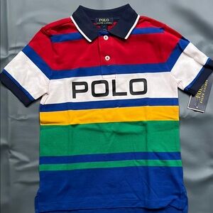 Polo by Ralph Lauren Boy’s Size 6 Striped Multicolor Polo Shirt (new)